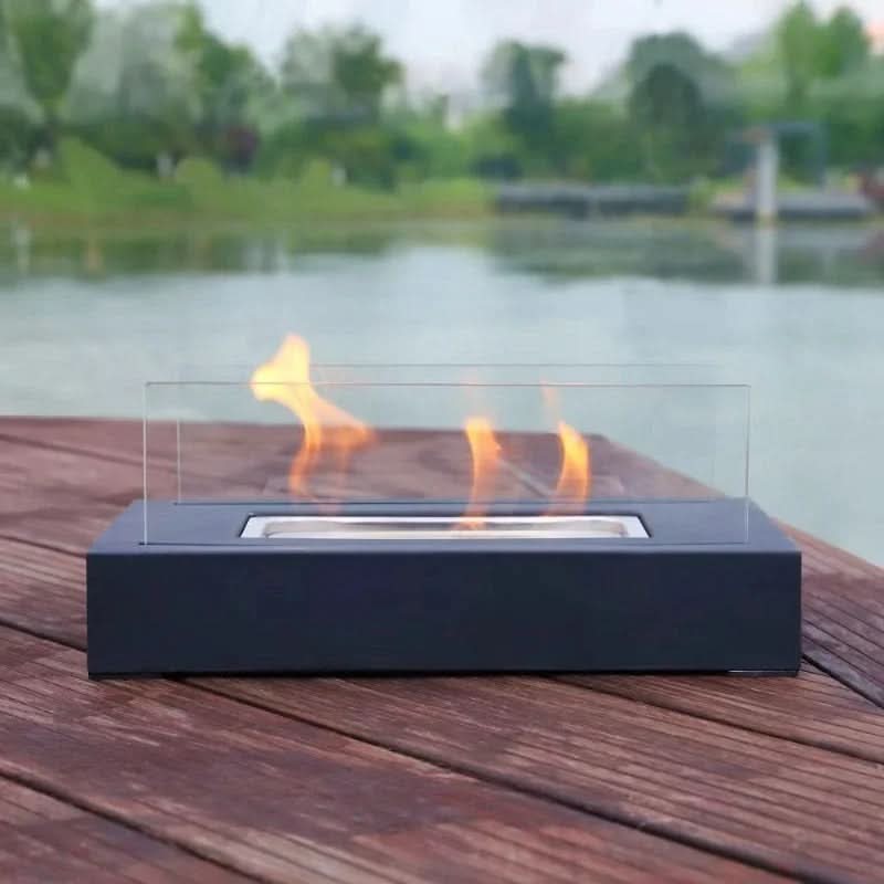 Bio-Ethanol Tischkamin – Echte Flammen, kein Rauch