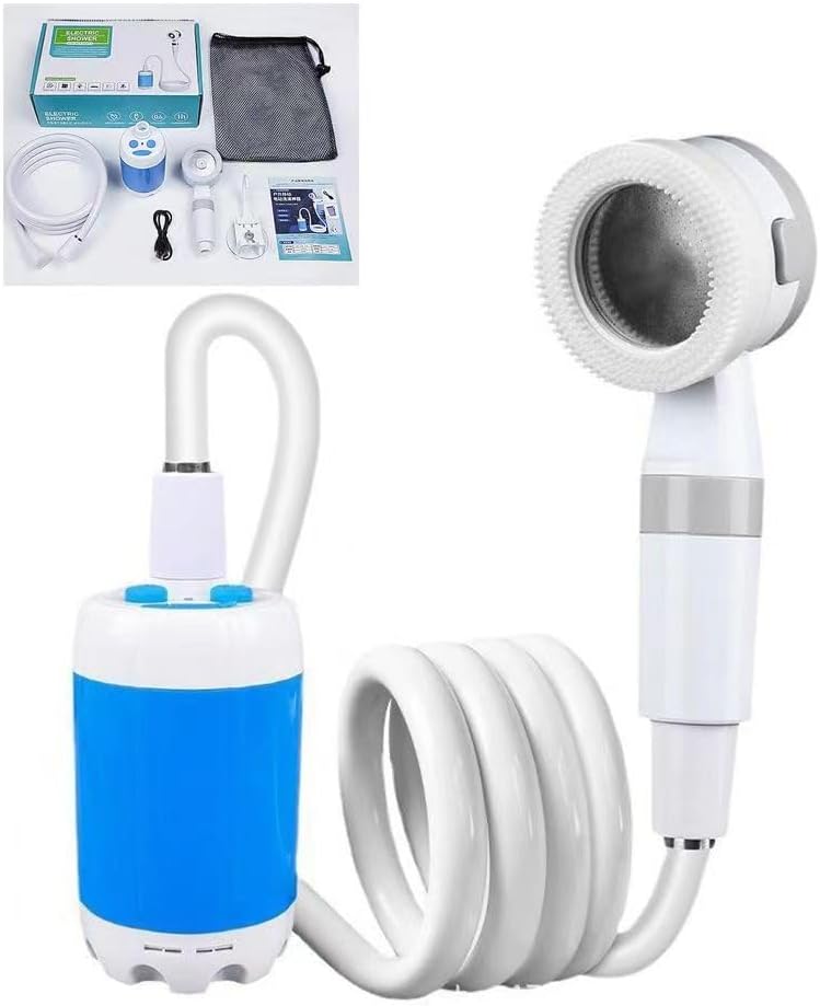 Tragbare Outdoor-Dusche mit Akku