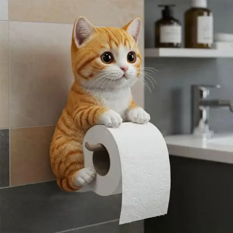 Katzen-Toilettenpapierhalter