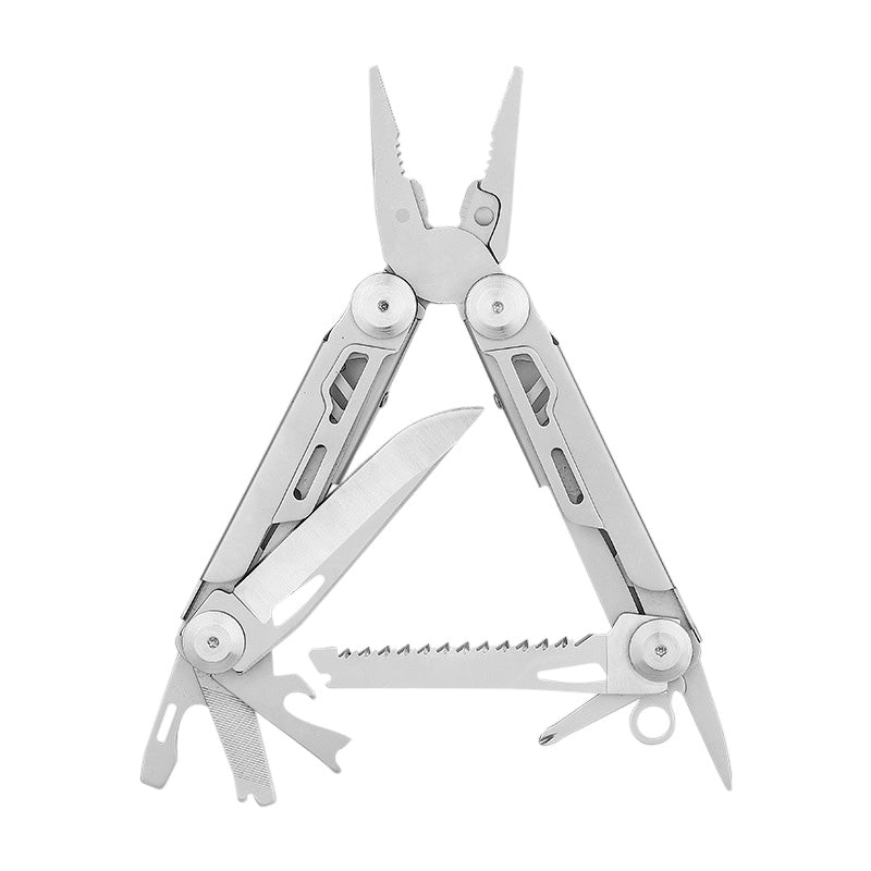 12-in-1-Klappmultitool mit Zange – Kompakter Edelstahl