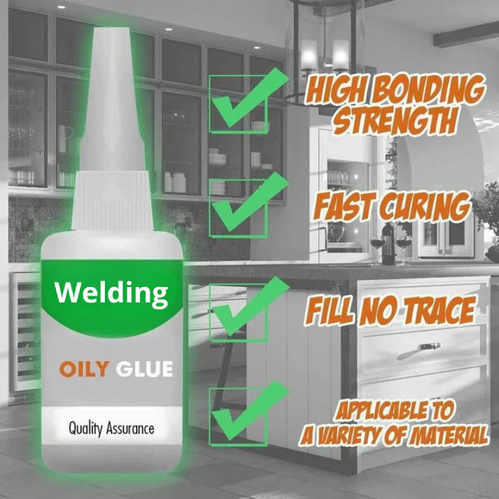 Sekundenkleber für viele Materialien – Schnell aushärtend, tropffrei-2er Set