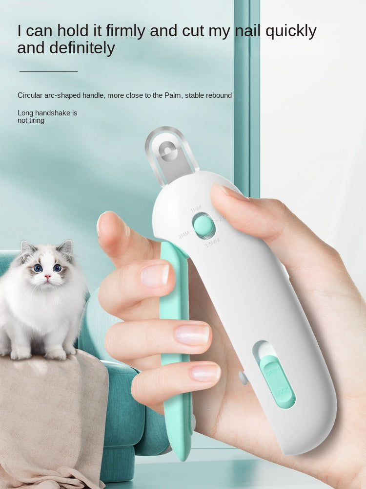Katzennagel-Clipper mit verstellbarer Öffnung & versteckter Nagelfeile