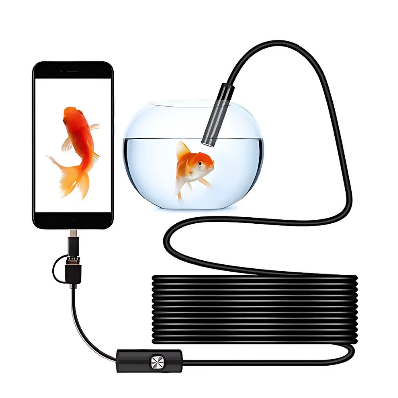 USB-Inspektionskamera mit LED-Licht – Verborgene Bereiche Sehen