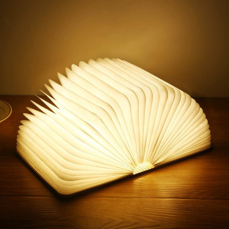 Faltbare LED-Buchlampe – Aufladbar und stufenlos einstellbar