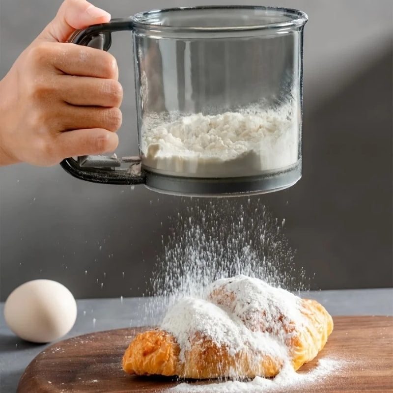 Mehlsieb mit Quetschgriff – 250 ml Backsieb