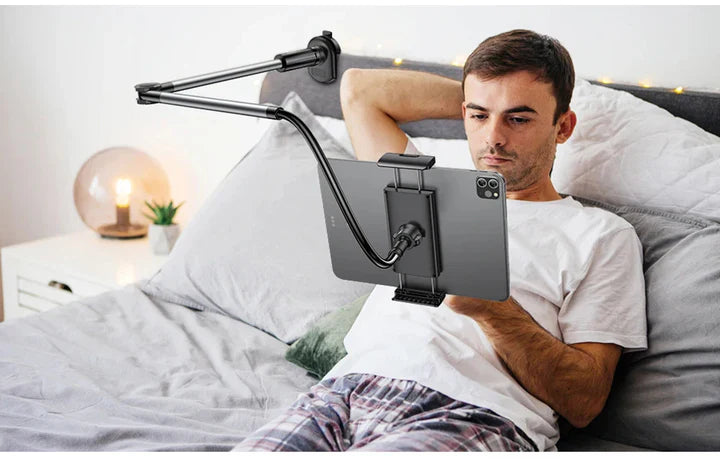 Flexibler Schwanenhals-Tabletständer mit Tischklemme – 4,7 bis 12,9 Zoll
