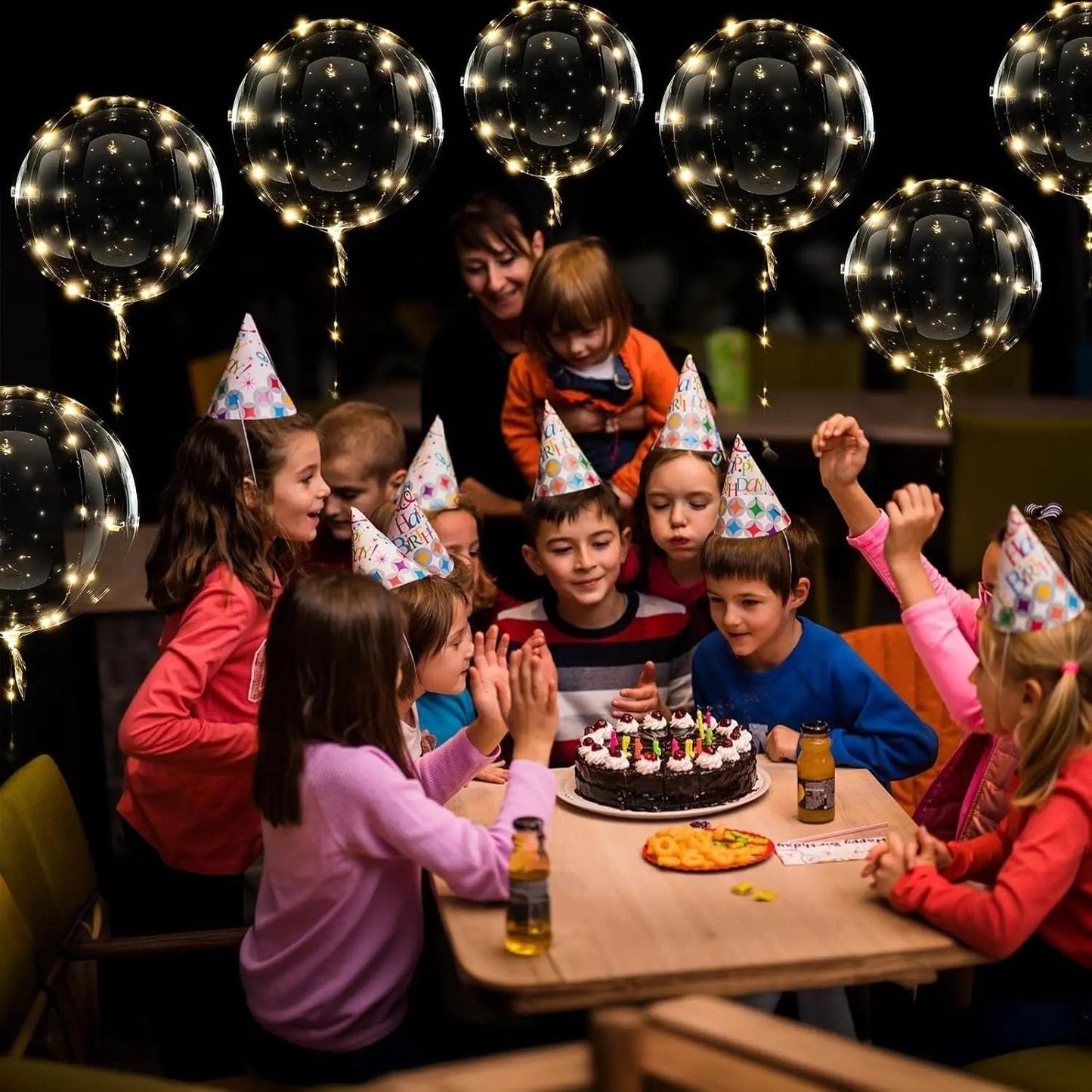 LED-Ballon-Set mit 10 Stück – Warmes Leuchten für jeden Anlass