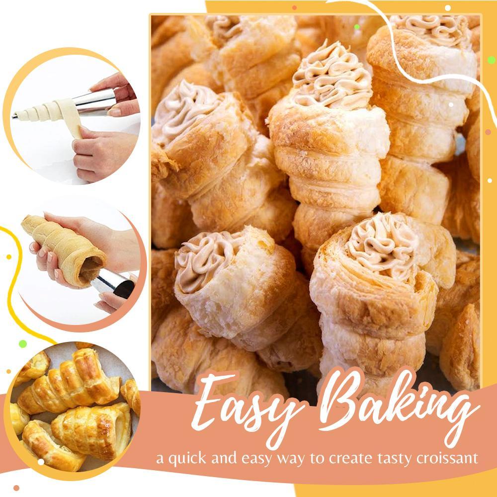 Hörnchenformen Set – Knusprige Cremerolle Zuhause backen
