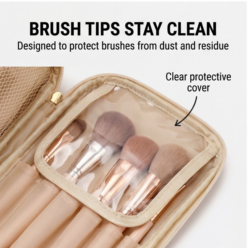 Make-up-Organizer – Flach Aufklappbar, Fasst 25+ Produkte