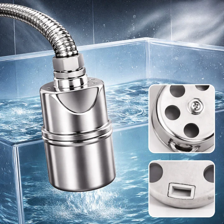 Automatisches Schwimmerventil – Edelstahl, ohne Strom