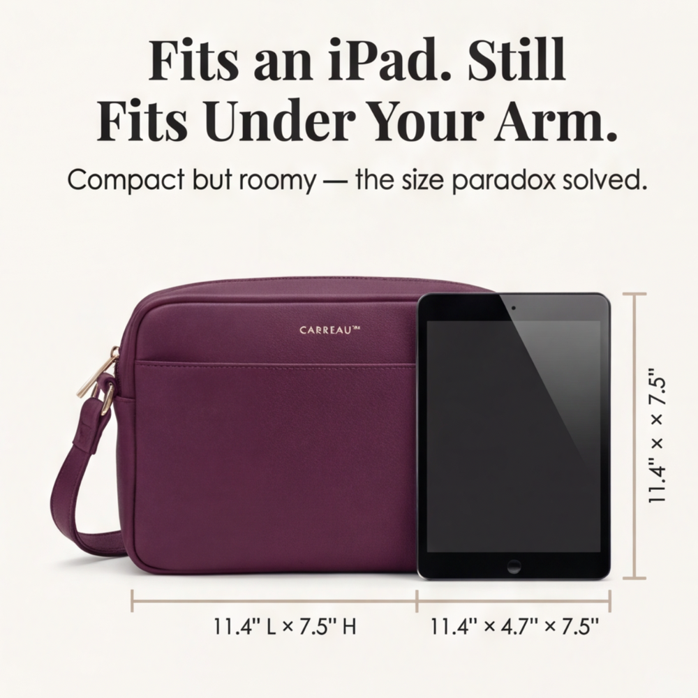 Crossbody-Bag mit Vielen Fächern – Alles an Seinem Platz
