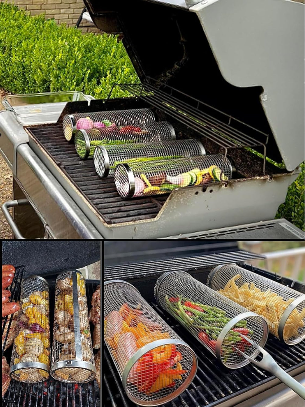 BBQ-Grillkorb aus Edelstahl – Kein Essen fällt mehr durch den Rost