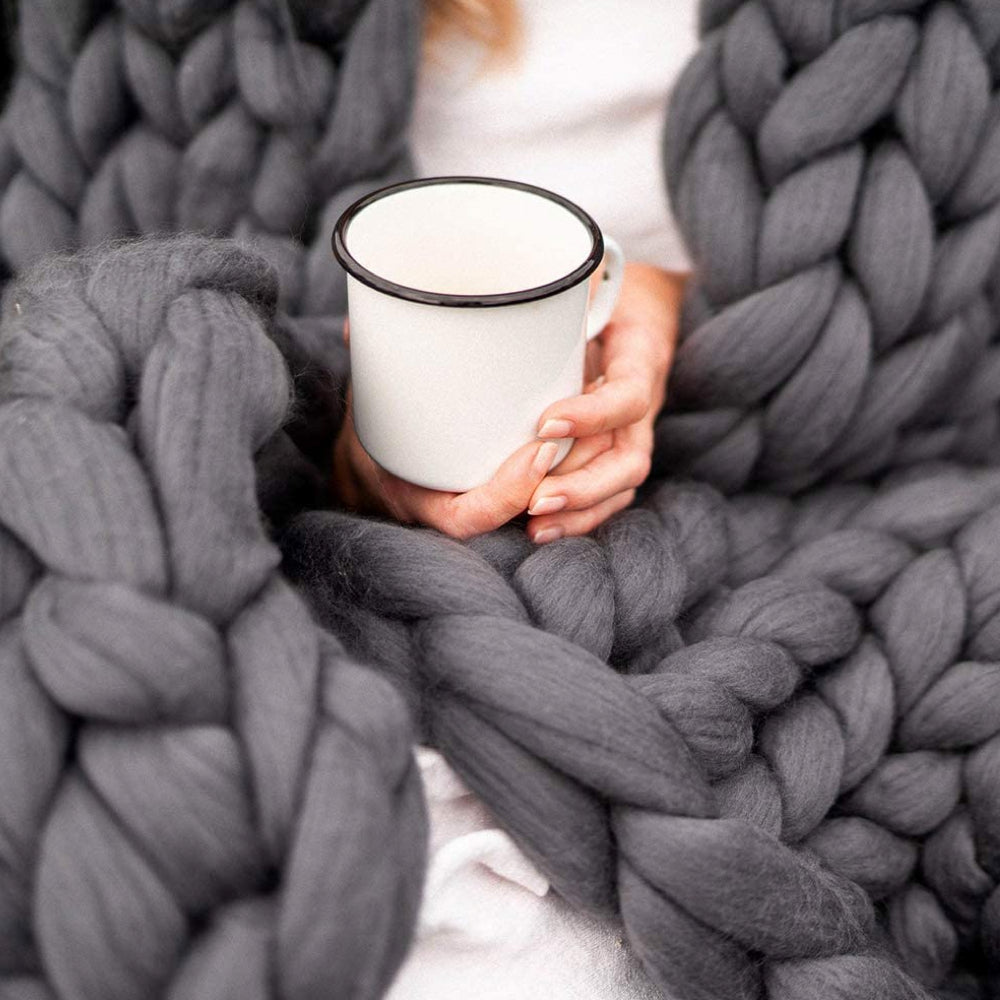 Chunky Strickdecke