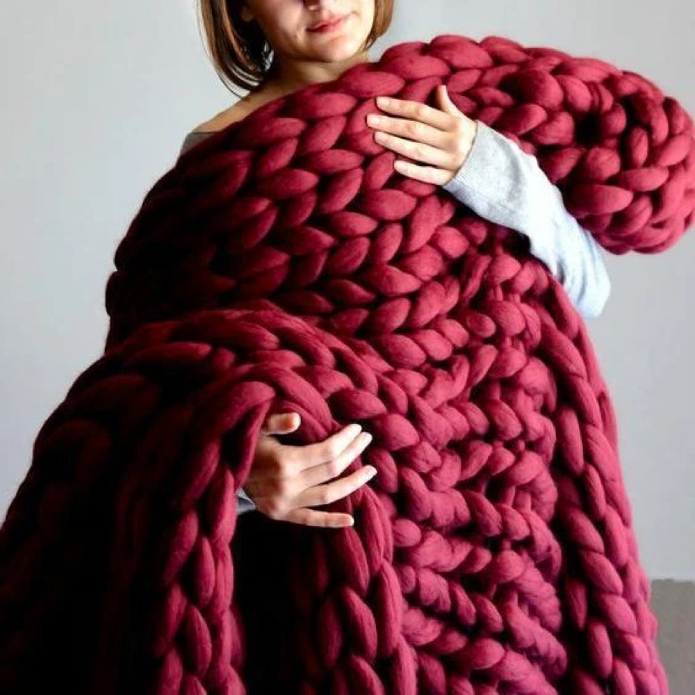 Chunky Strickdecke