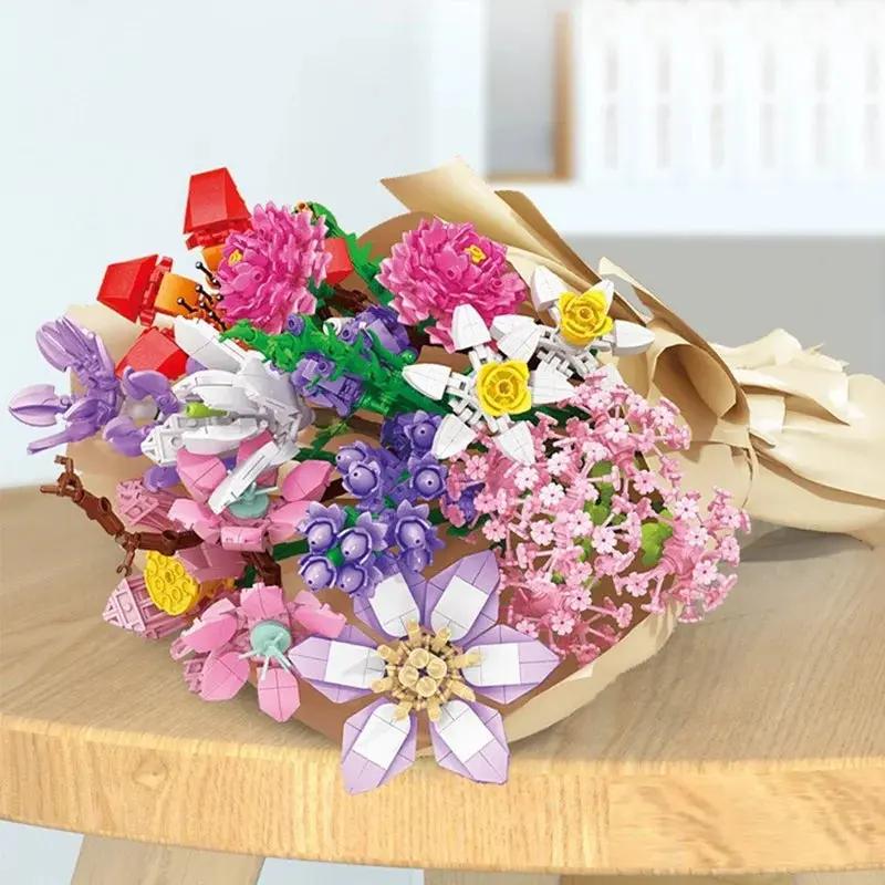 Adventskalender mit Blumen-Bausteinen – 24 Tage kreativer Weihnachtsfreude