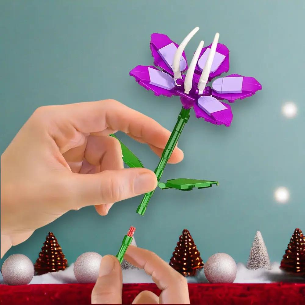 Adventskalender mit Blumen-Bausteinen – 24 Tage kreativer Weihnachtsfreude