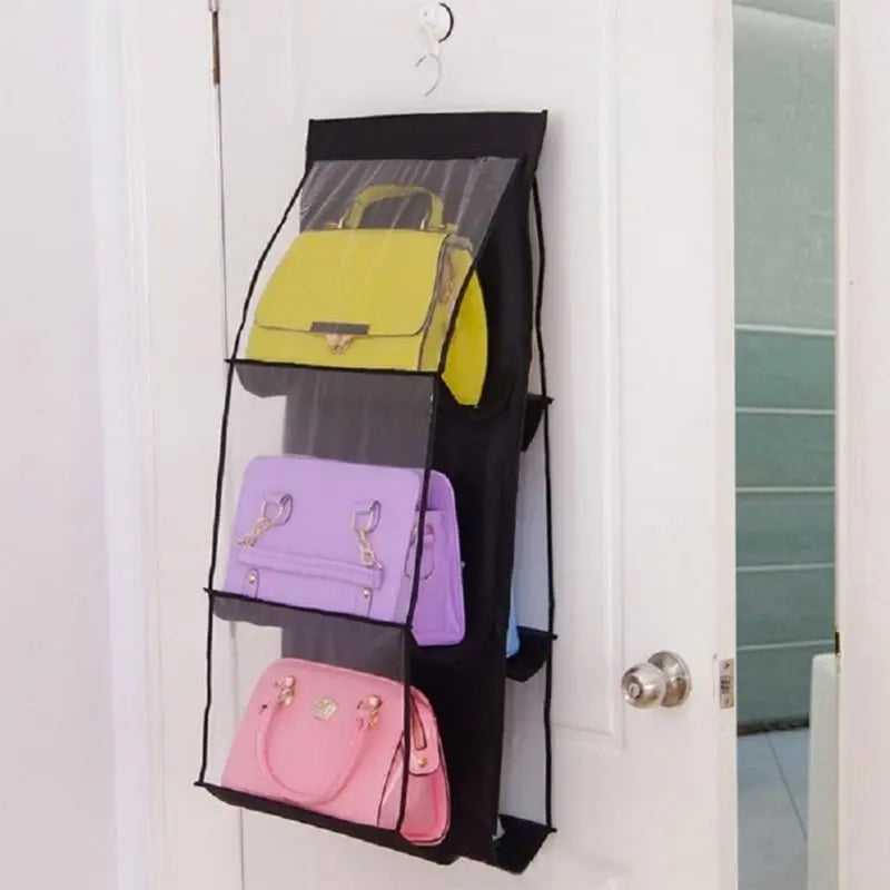 Beidseitige Hängende Aufbewahrungstasche – Sechsschicht-Organizer für Handtaschen