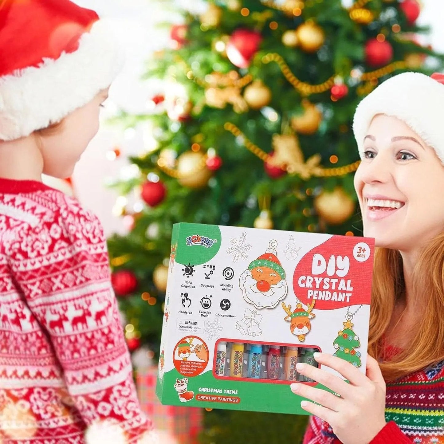 DIY-Kristallmalerei-Set — Farbenfrohe Kristallanhänger selbst gestalten