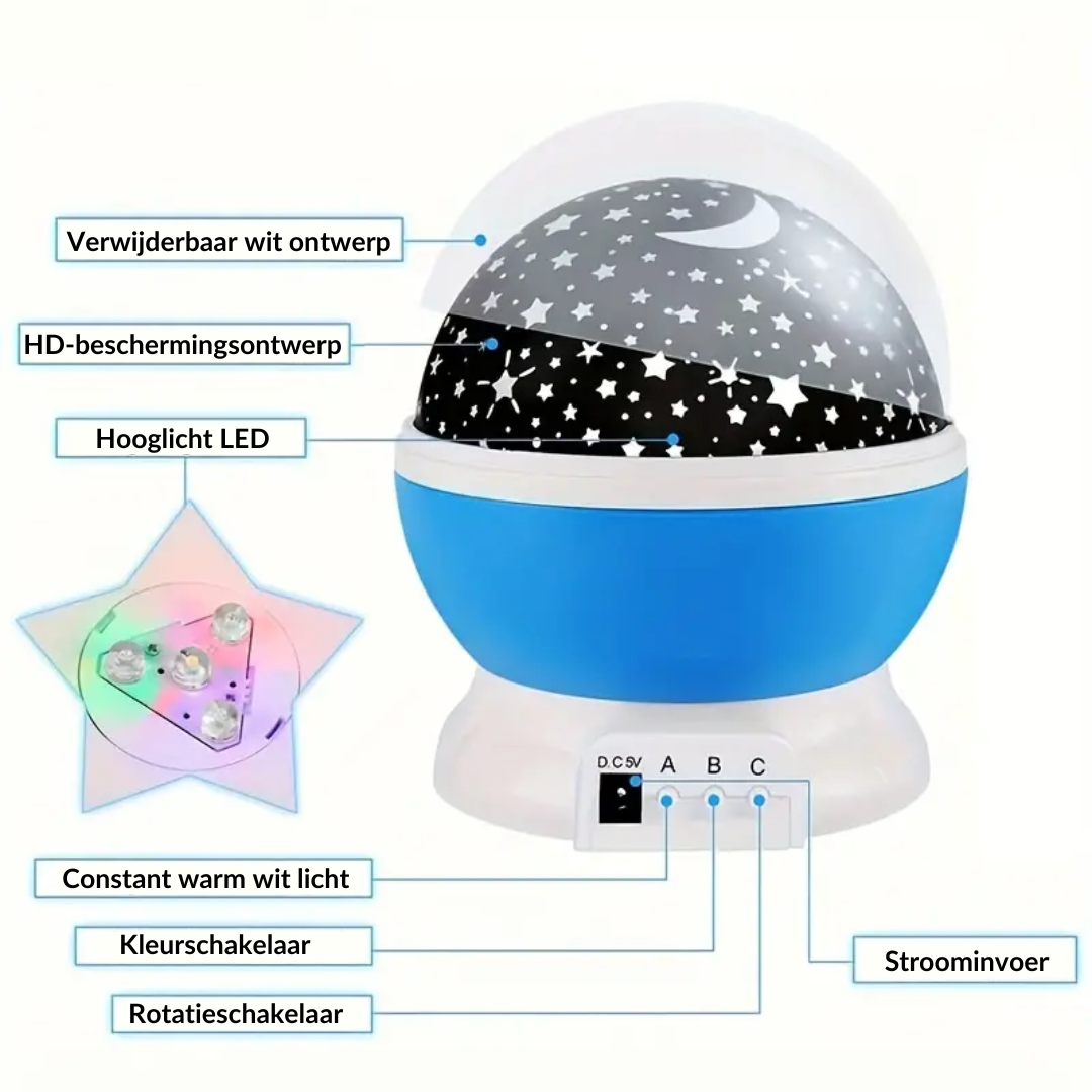 Sternenprojektor Nachtlampe