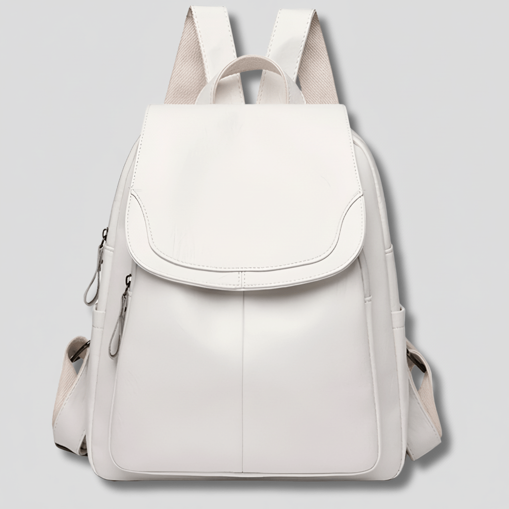 PU-Leder-Rucksack mit Anti-Diebstahl-Reißverschluss