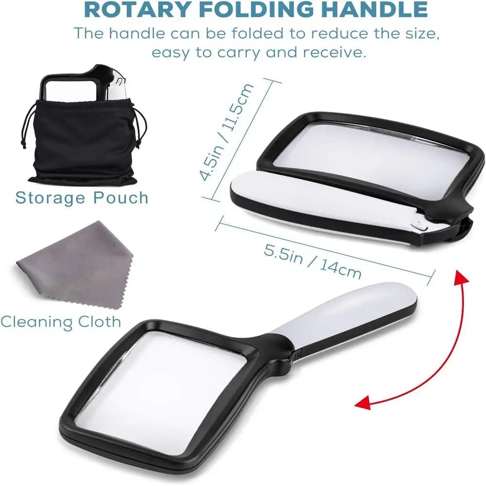 LED-Handlupe – Kleingedrucktes mühelos lesen