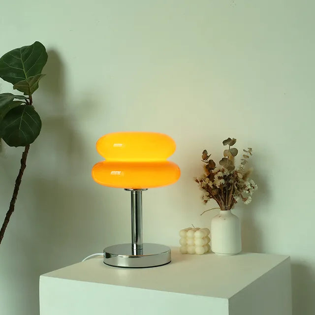 Glas Tischlampe