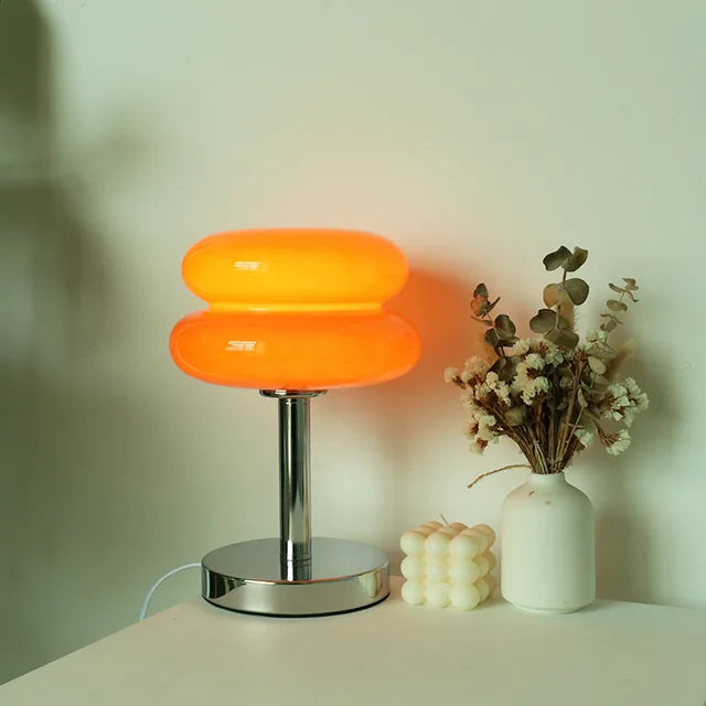 Glas Tischlampe
