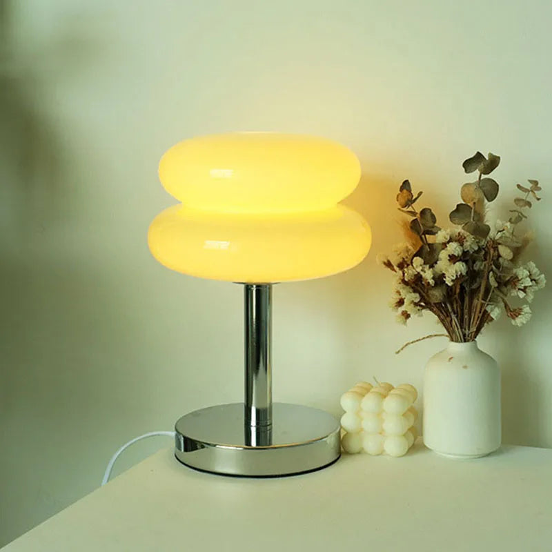 Glas Tischlampe
