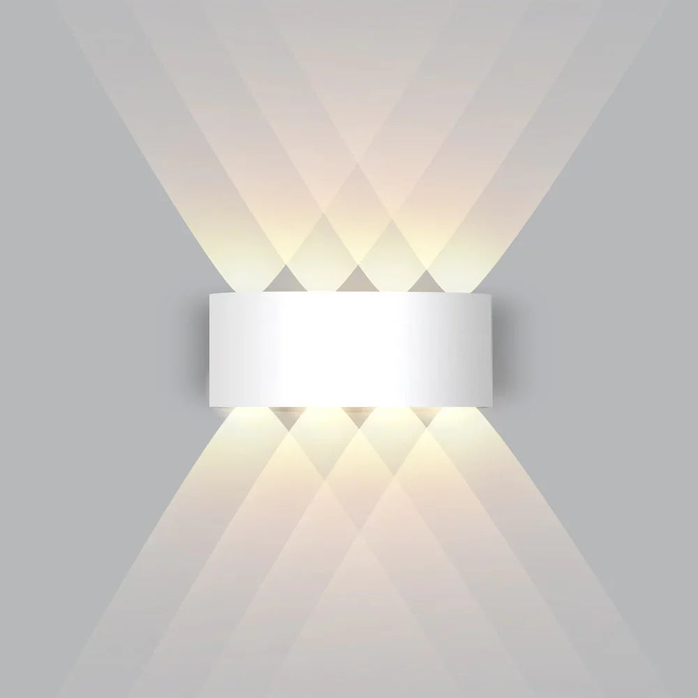 Innen-LED-Wandleuchte mit Auf-Ab-Licht – Warmweiß