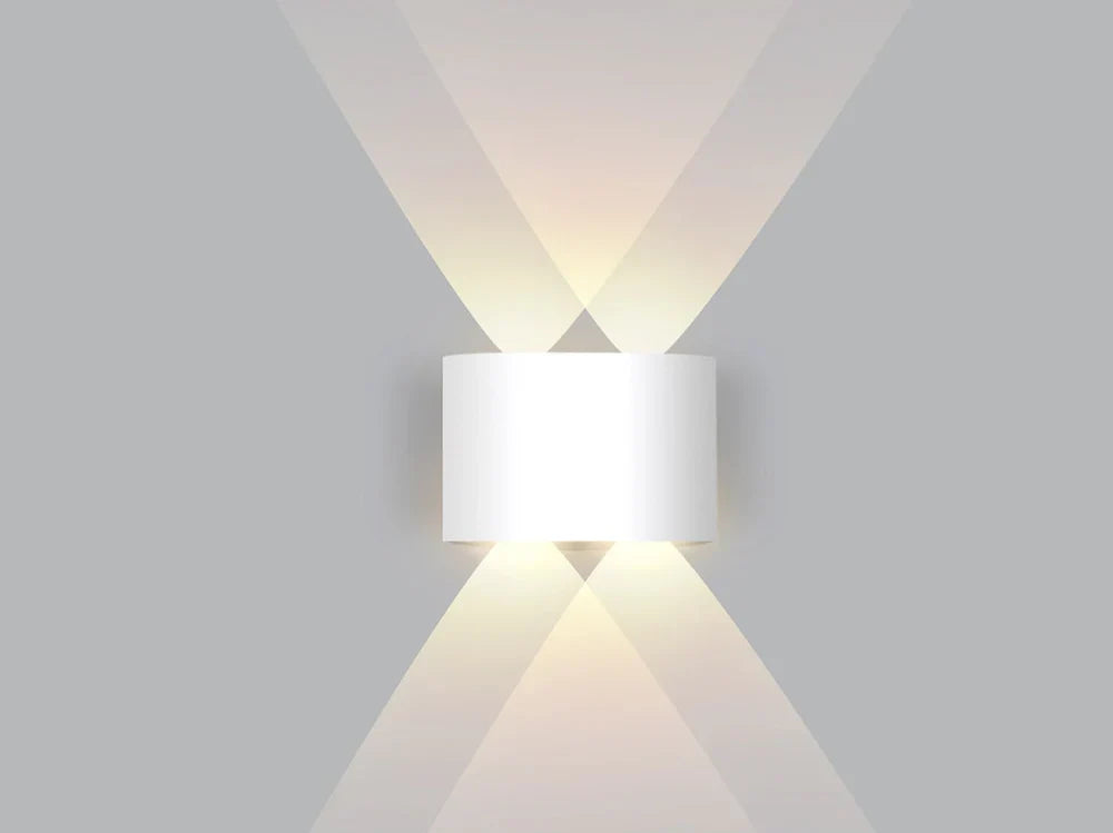 Innen-LED-Wandleuchte mit Auf-Ab-Licht – Warmweiß