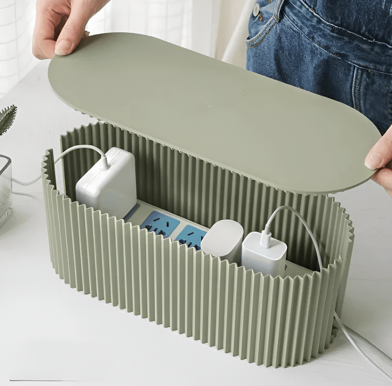 Kabelbox mit Deckel – Ordentliche Ladestation für Zuhause