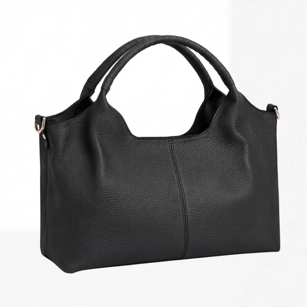 Weiche Leder-Hobo-Tasche mit mehreren Fächern