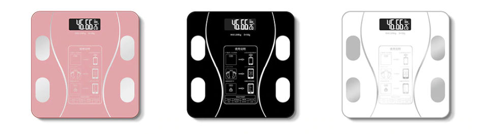 Smarte Körperanalyse-Waage mit App – 11 Messwerte, 180 kg