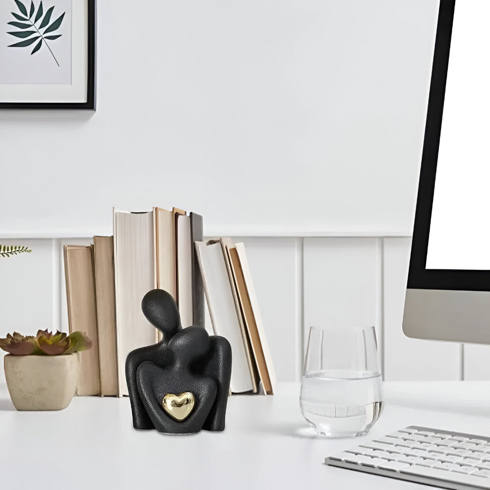 Minimalistische Paarfigur