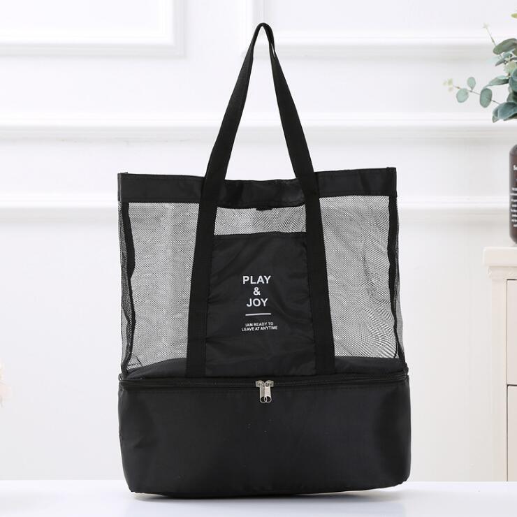 2-in-1-Strandtasche mit isoliertem Kühlfach