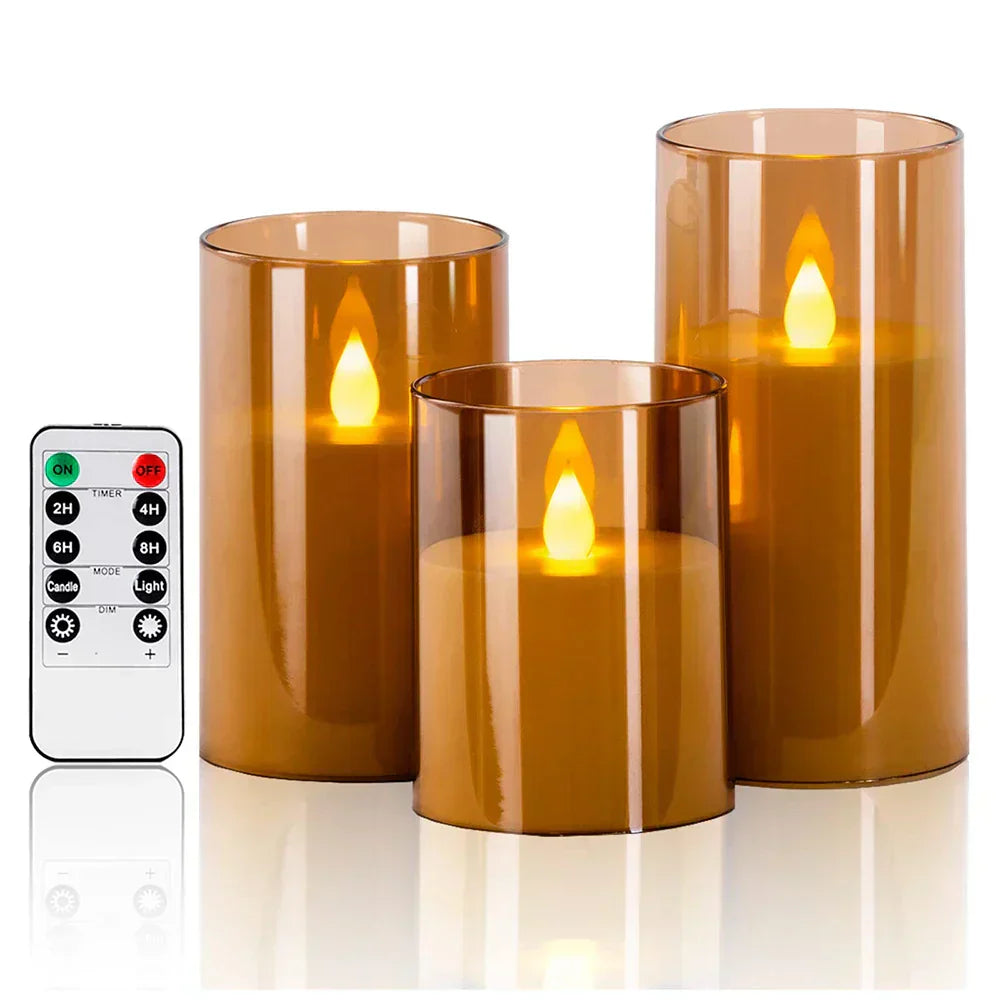 LED Kerzen Set realistisch