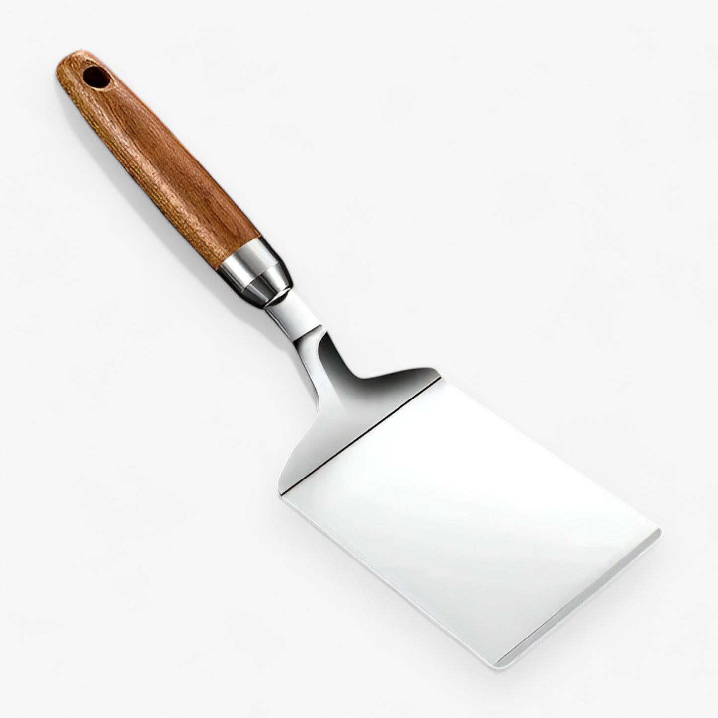 Quadratischer Wender mit Holzgriff – Präzises Wenden für Grill und Pfanne