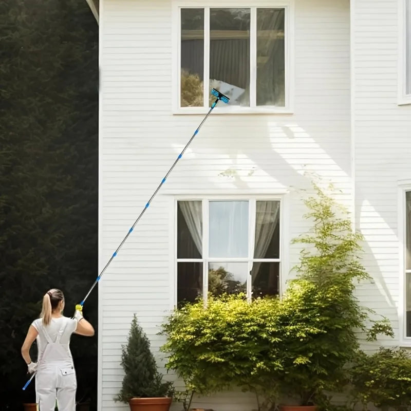 Fensterreiniger mit Abzieher – Reichweite bis zu 445 cm