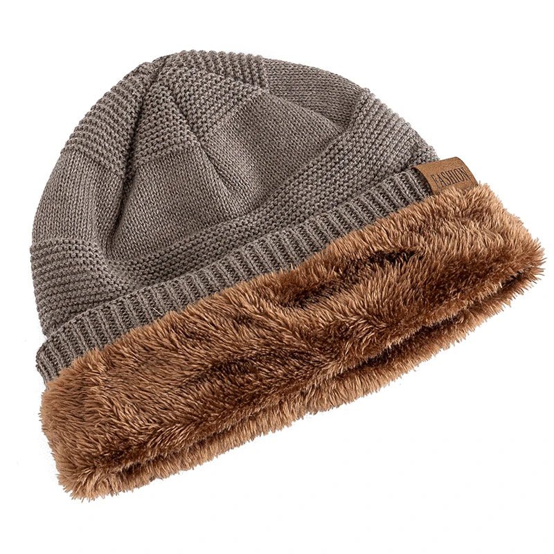 Fleecegefütterte Slouchy-Mütze – Warm und Bequem