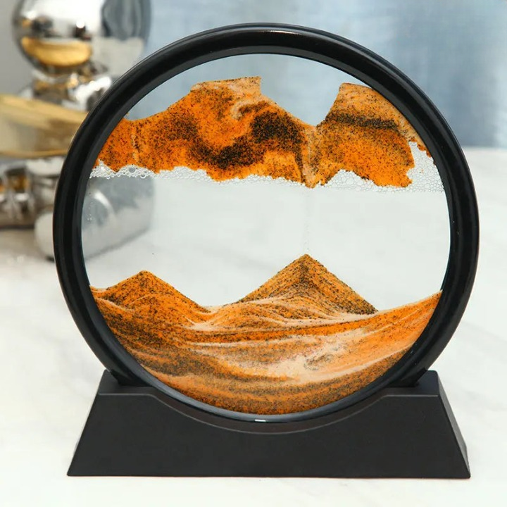 3D Sandbild Glas