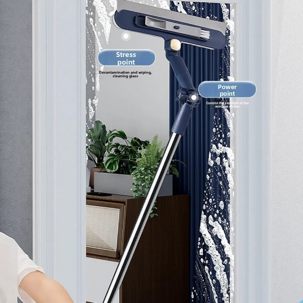 Fensterputzer mit Teleskopstiel – Jede Ecke mühelos erreichen