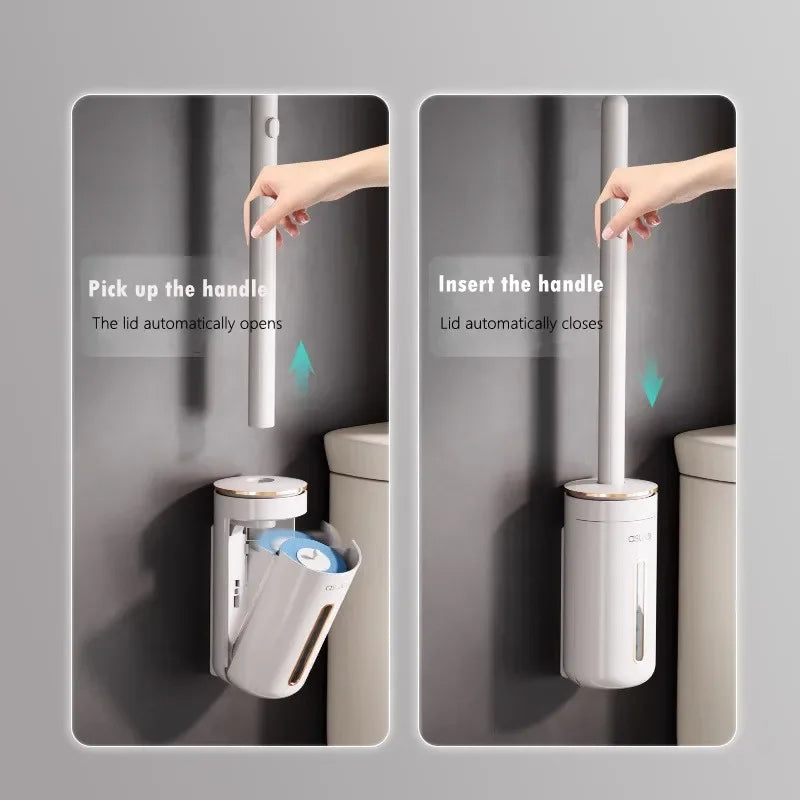 Einweg-Toilettenbürsten-Set – Hygienisch ohne Bürstenkontakt