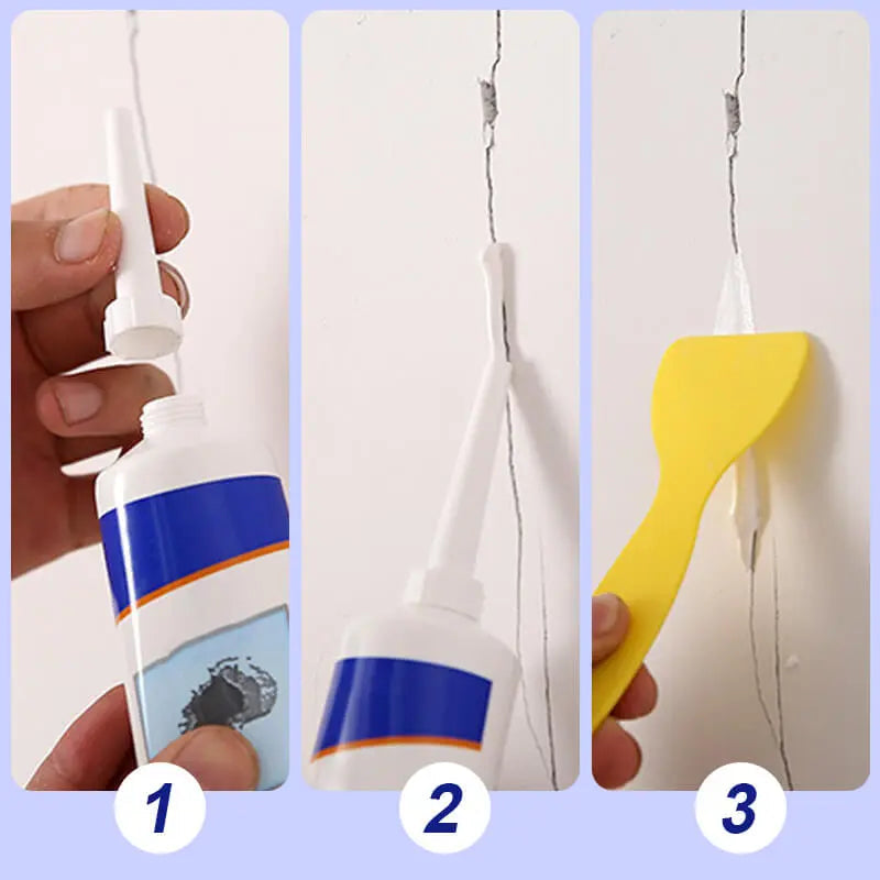 Wand-Reparaturspachtel – Füllt Risse, Löcher & Kratzer – 200 g (2 Stück)