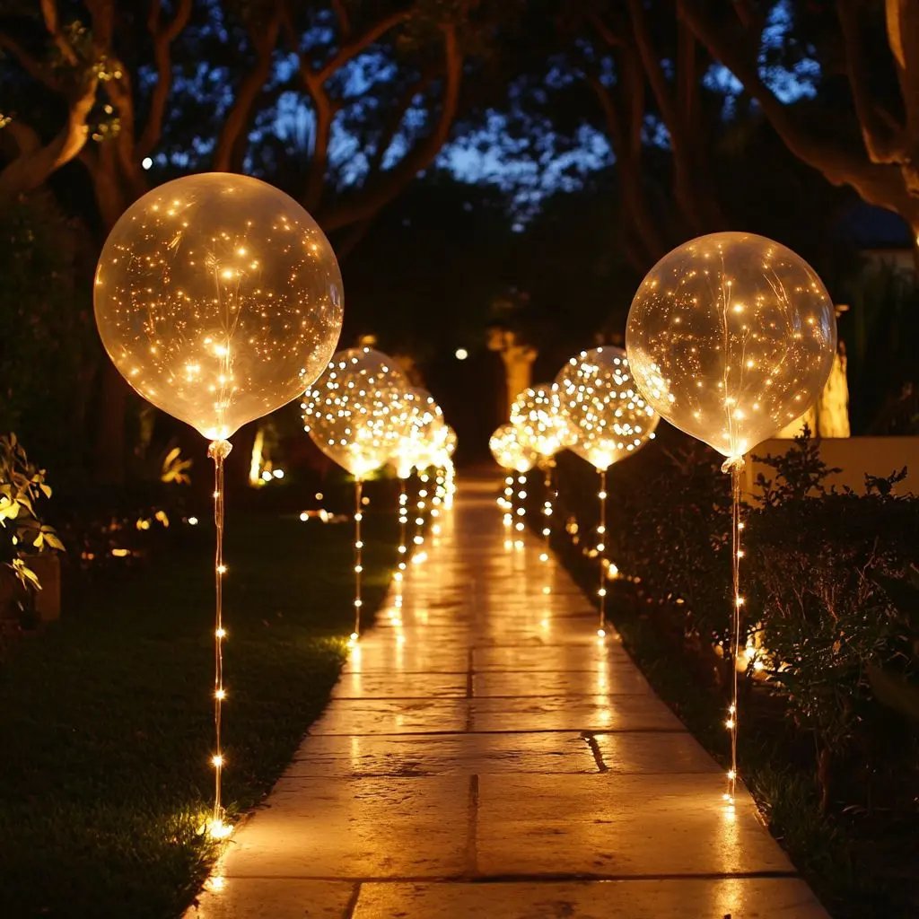 LED-Ballon-Set mit 10 Stück – Warmes Leuchten für jeden Anlass