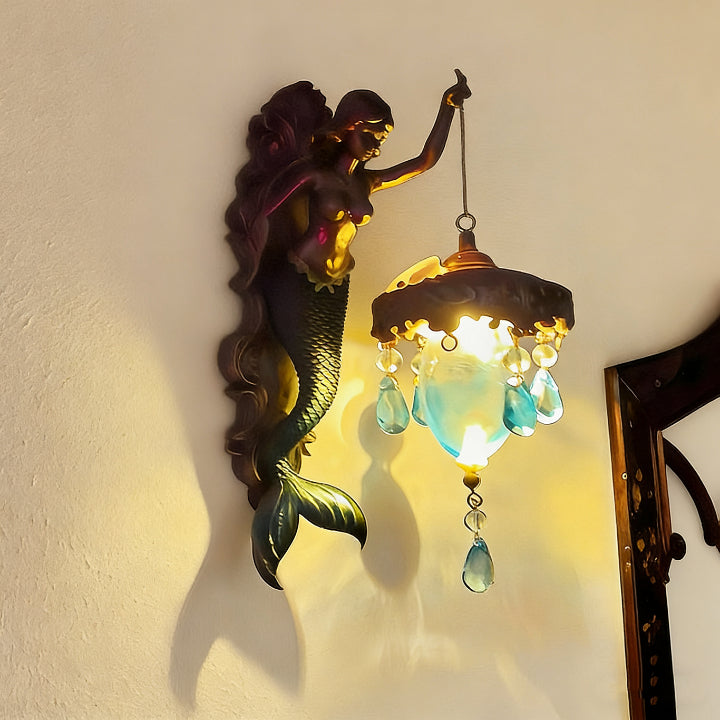 Meerjungfrau Wandlampe
