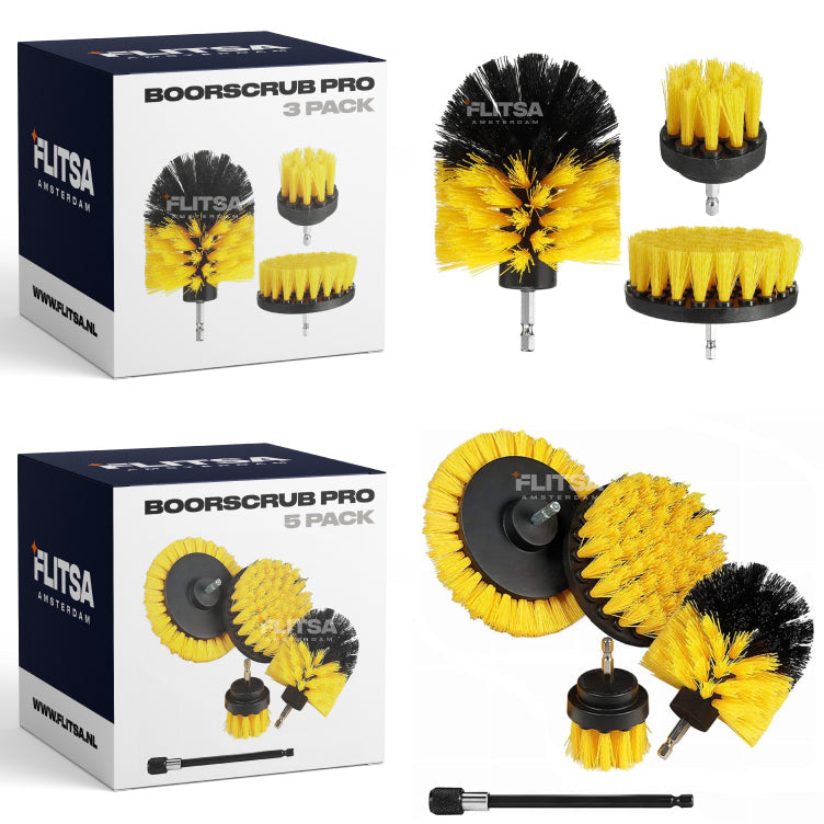 Bohrmaschinen-Bürstenset – Kraftvolles Schrubben für Fliesen, Bad & Küche