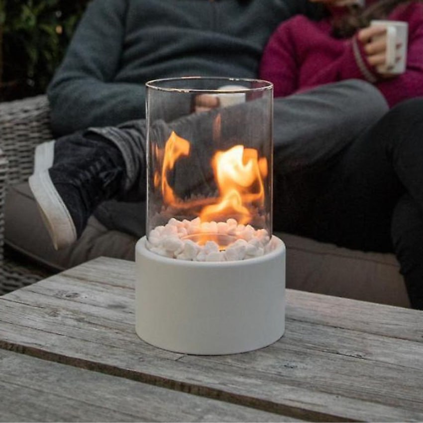 Bio-Ethanol-Tischkamin – Rauchfreie Flamme für Innen und Außen