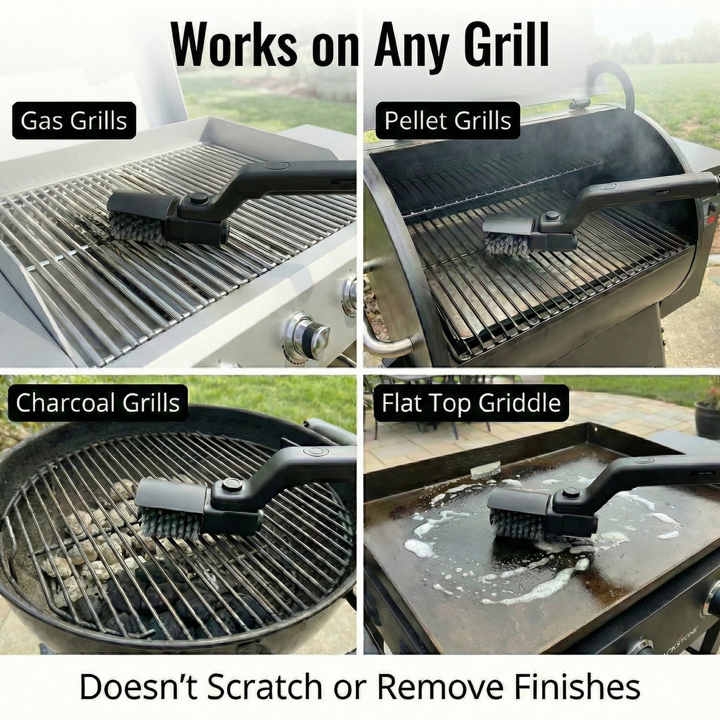 Elektrische Grillbürste – Kein Schrubben, keine losen Borsten