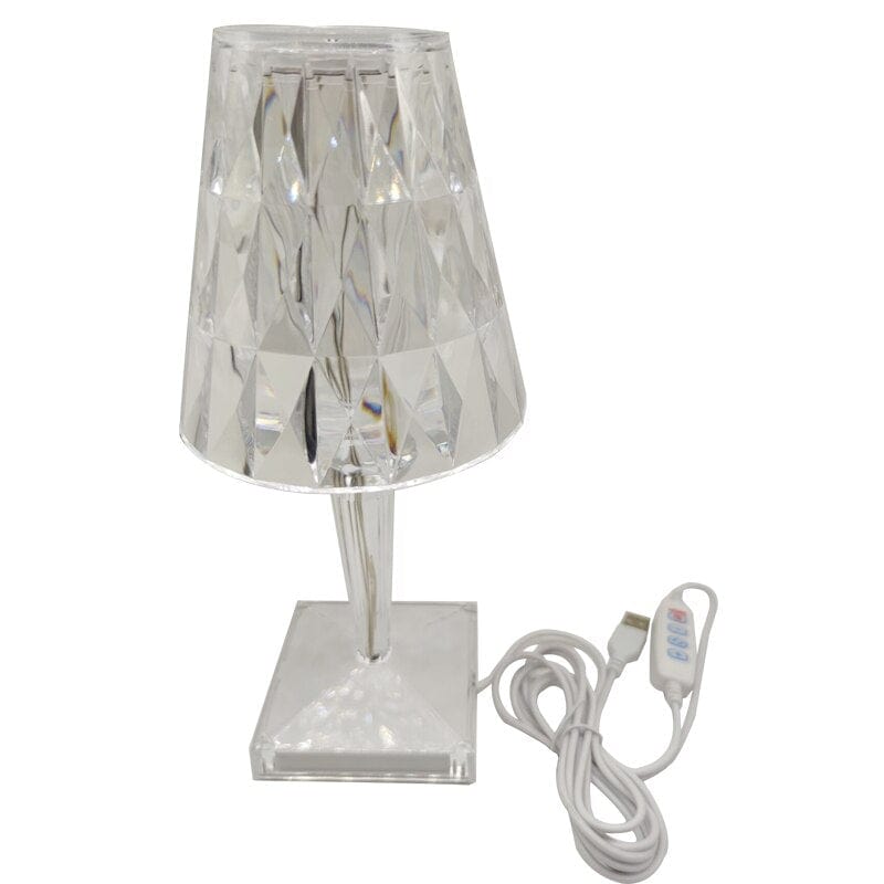 LED Kristall Tischlampe