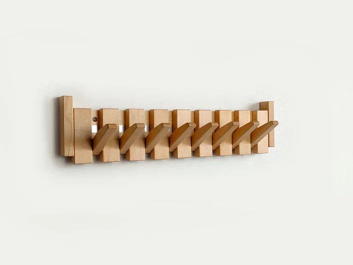 Klaviertasten Holz-Garderobe – Dekorativer Wandhaken für jeden Eingang